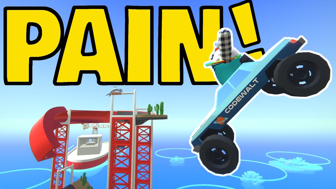 I Built A Painful Ribbon Track To DESTROY My Friends