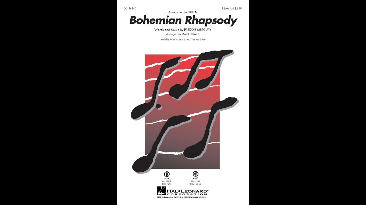 Bohemian Rhapsody (SSAA Choir) - Arranged by Mark Brymer