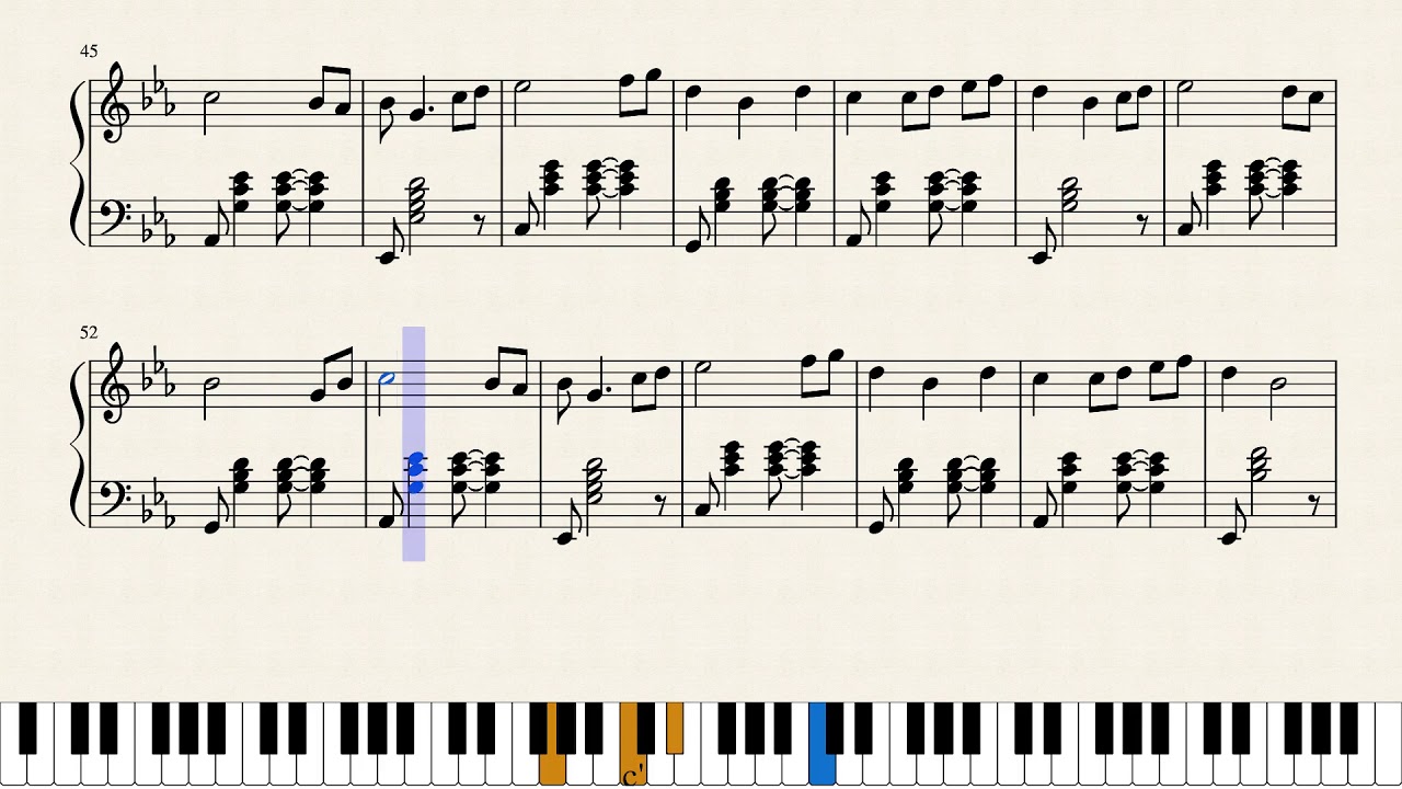 a_hisa - Rainy Waltz Piano Score