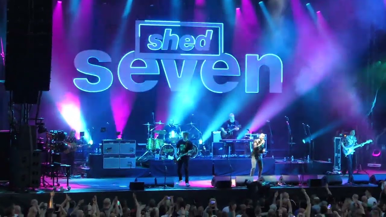 Shed Seven On Standby at the Open Air Theatre in Scarborough on Saturday 14th June 2025.