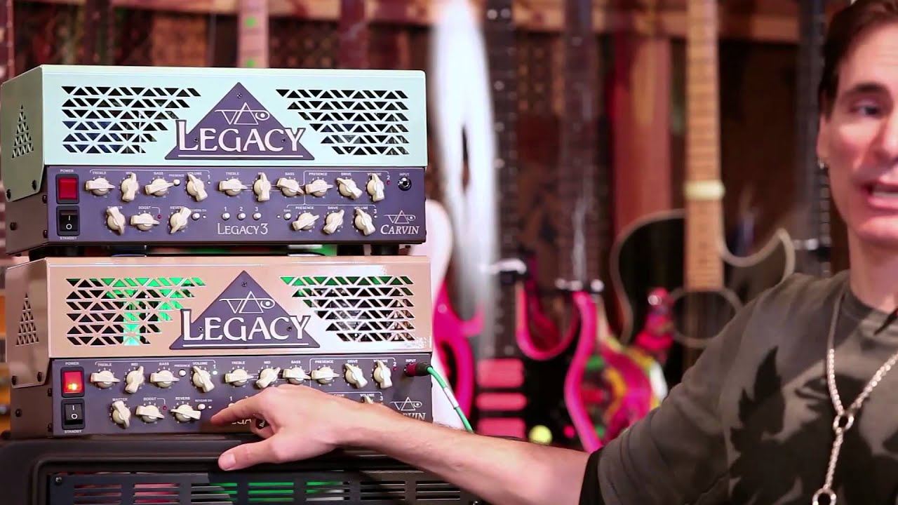 Legacy 3, Steve Vai  amp demo - Carvin