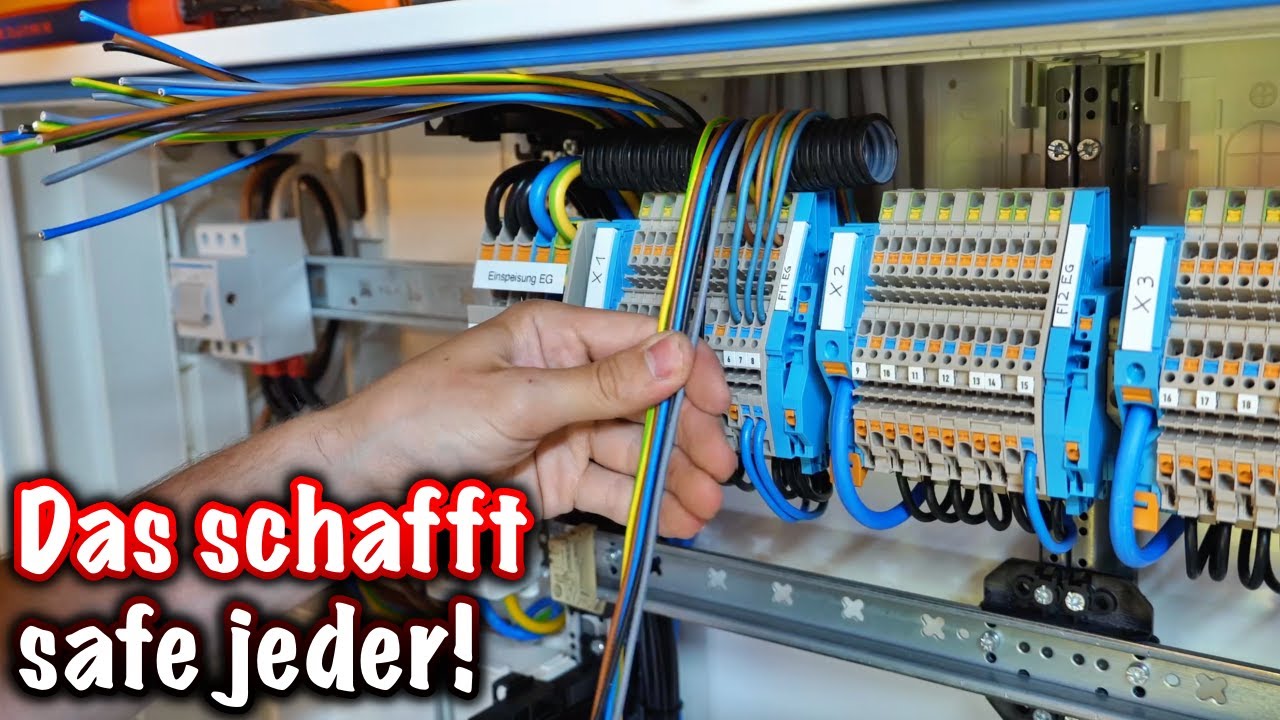 Reihenklemmen ordentlich verdrahten! ElektroM