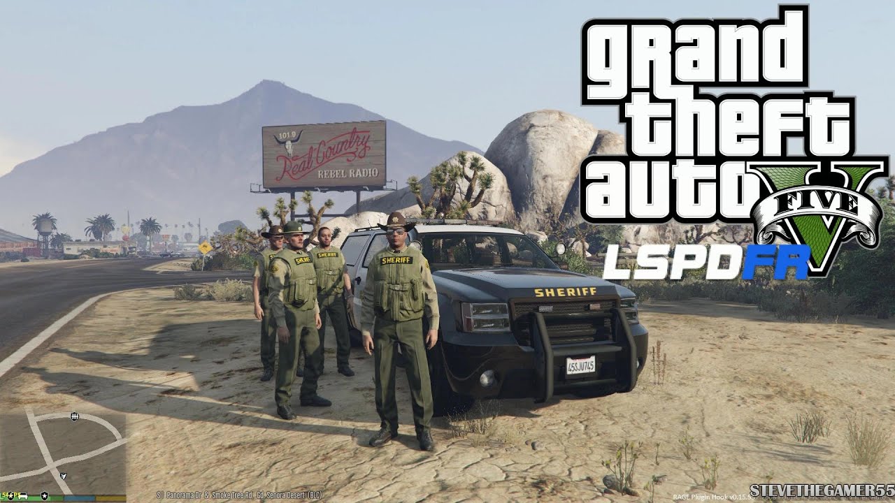 GTA 5 - LSPDFR - EPiSODE 10 - LET'S BE COPS - SHERIFF PATROL (GTA 5 PC POLICE MODS)