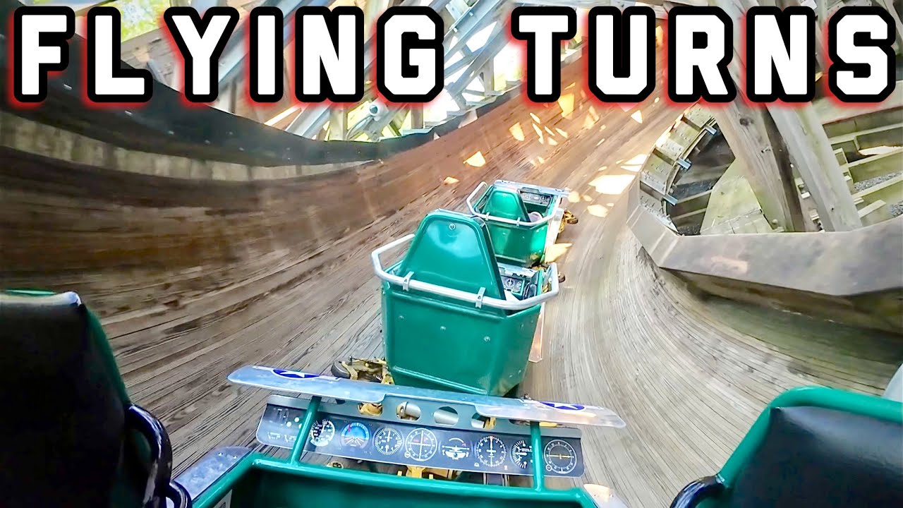 Летающие повороты | Knoebels — ЕДИНСТВЕННЫЙ в мире деревянный бобслей