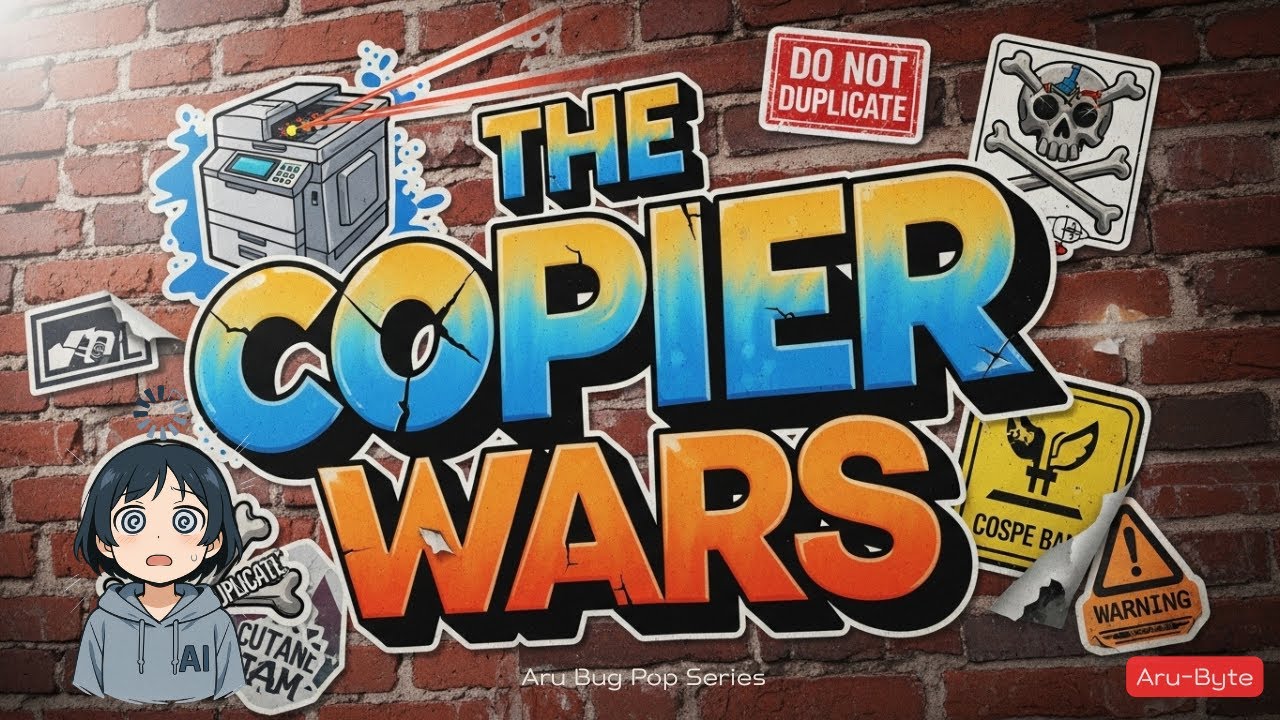 𝒔𝒊𝒏𝒈𝒍𝒆𝑷𝑶𝑷  THE COPIER WARS — 복사기와의 전쟁 | Aru Bug Pop Series - AruByte