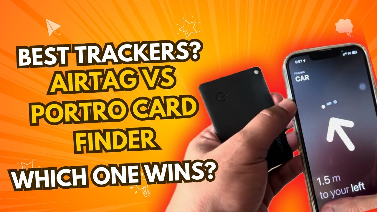 AirTag vs Portronics Card Finder! 🔥 Best Tracker? Pros & Cons Compared!