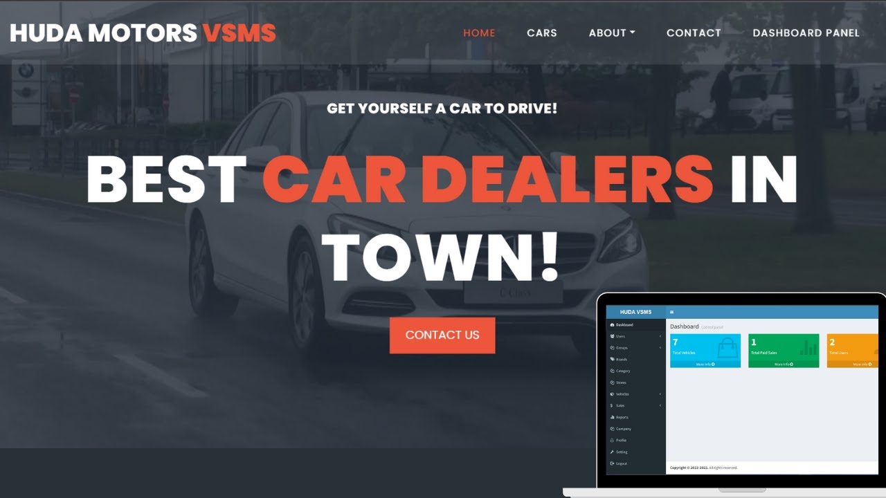 VEHICLE SALES MANAGEMENT SYSTEM USING PHP & MSQL | FREE SOURCE CODES