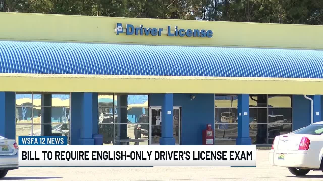 Bill filed to require English-only driver's license exam in Alabama