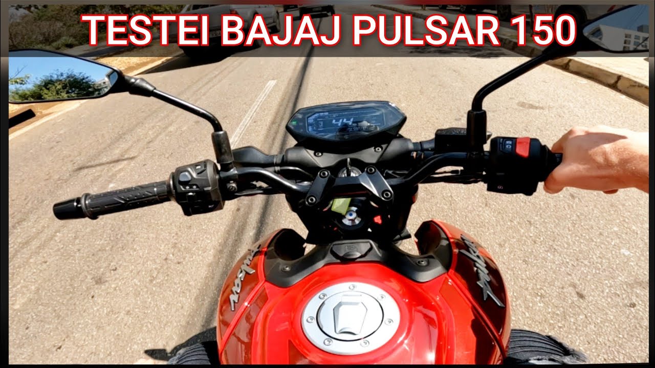 testei a nova BAJAJ PULSAR N150 ,Confira as minhas primeiras impressões 