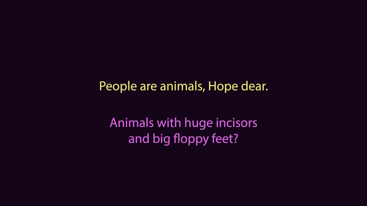 Urinetown - Don't Be The Bunny Instrumental + lyrics (karaoke)