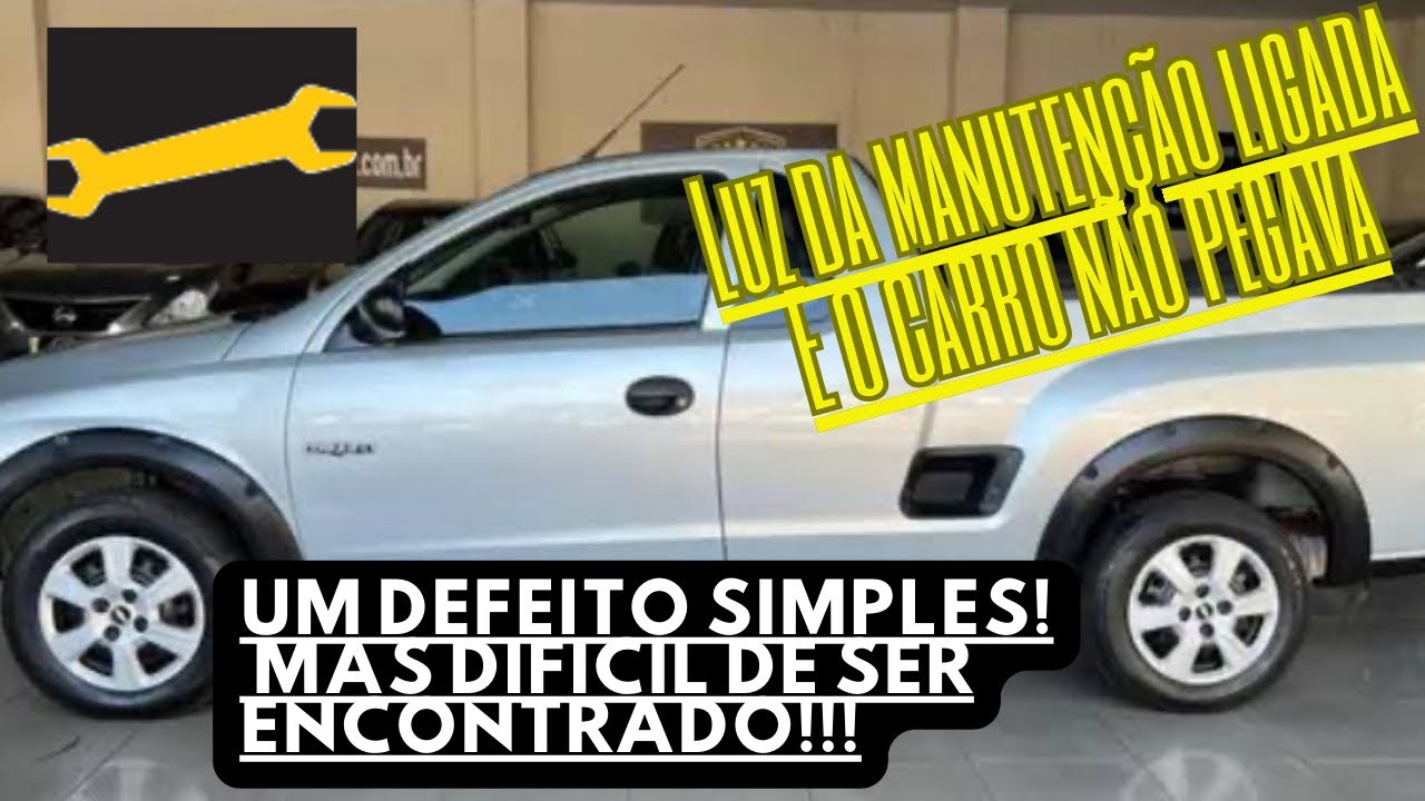 Luz da chave piscando e carro não funciona Montana Corsa