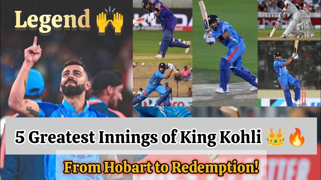 🐐🔥Top 5 Greatest Innings of Virat Kohli | Goosebumps Moments | King Kohli❤️ Unforgettable Knocks