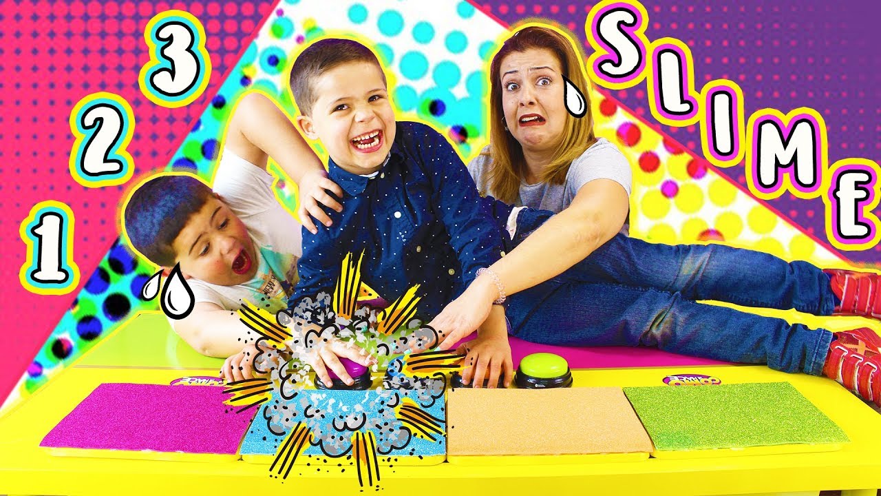 1 2 3 slime ! Un Dos Tres slime ! Slime challenge