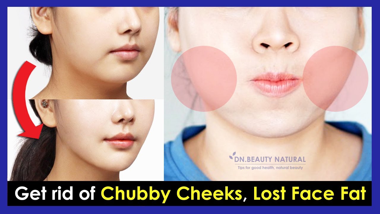 How to get rid of Chubby Cheeks, Lost Face Fat and make your Face Slimmer | Face Yoga and Massage.