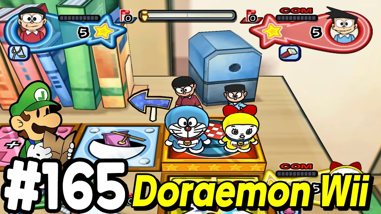 Doraemon Wii (ドラえもん Wii ) - Himitsu Dougu-ou Ketteisen! Walkthrough Part 165 Hard CPU | Alexgaming