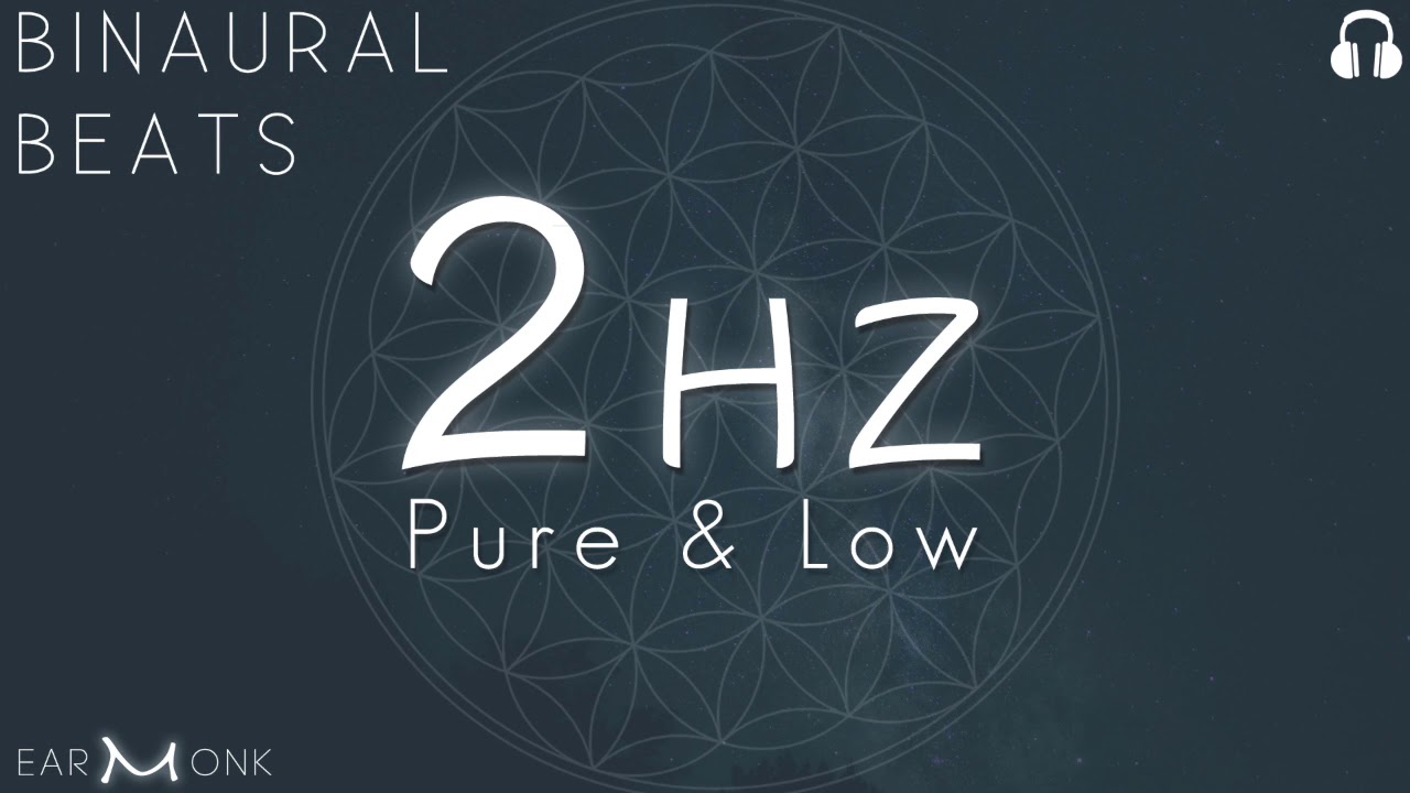 2Hz Delta | 🎧 Pure Binaural Beats | 432Hz Based | Low Frequency Carrier