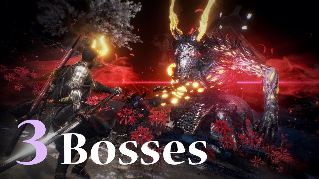 Nioh 2 Open Beta  - All Bosses [Axe Build]