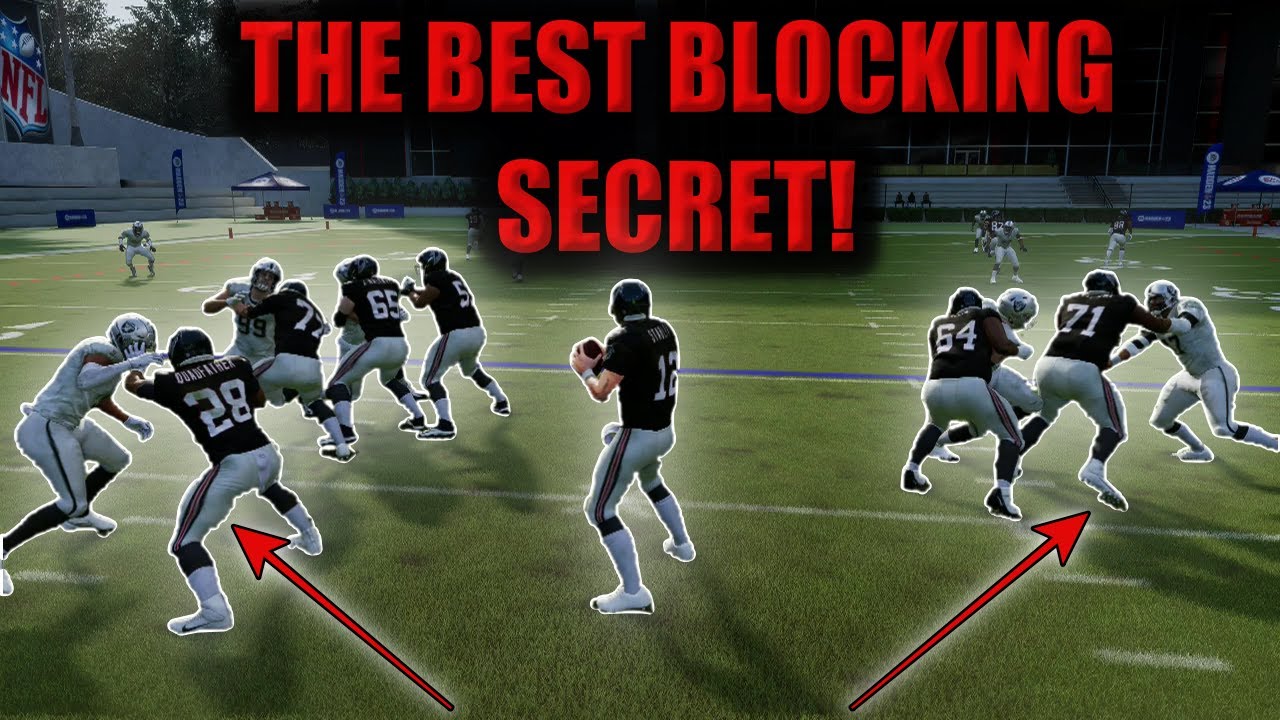 NEVER GET SACKED AGAIN! THE SECRET ADJUSTMENT TO PERFECT BLOCKING VS EVERY DEFENSE IN MADDEN 23!