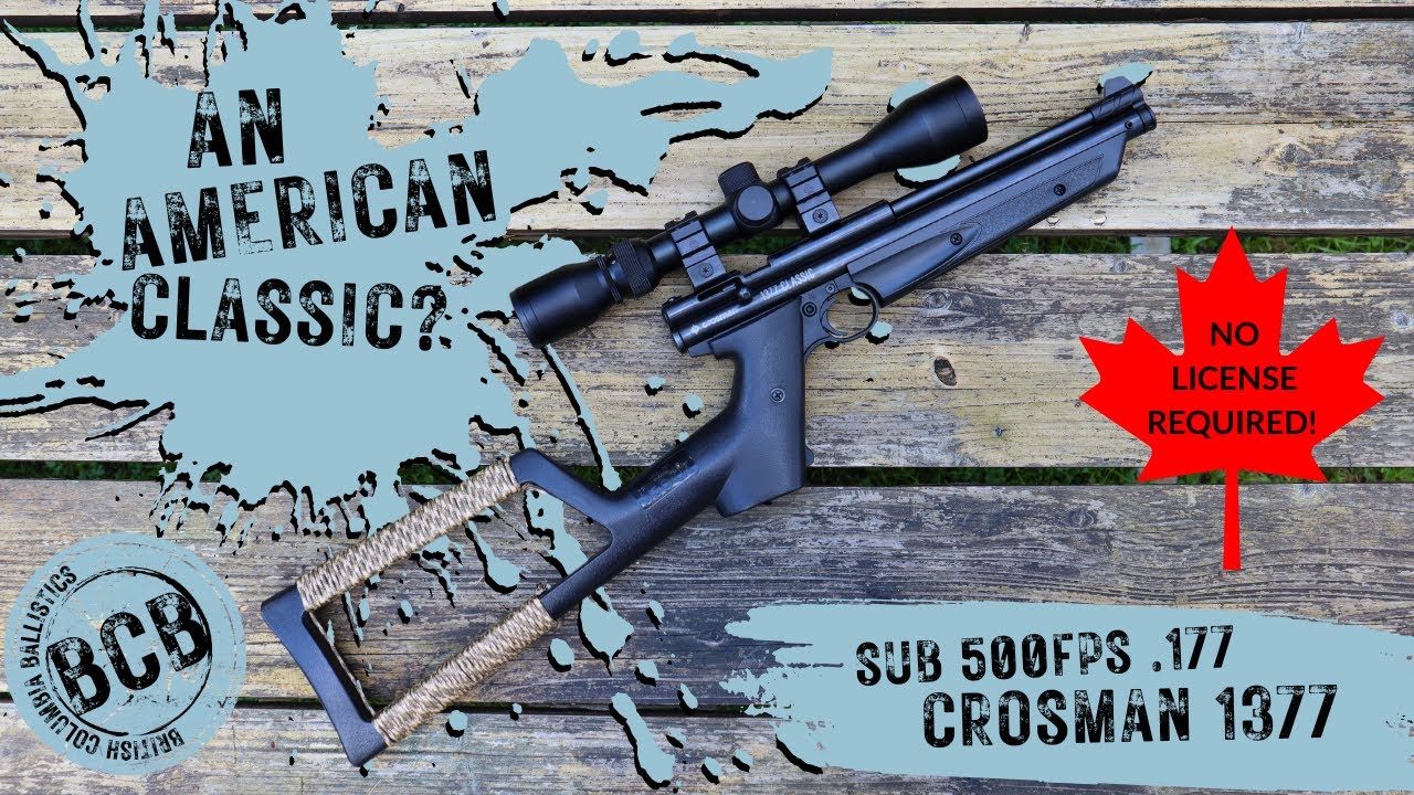 Обзор Crosman 1377 с частотой кадров ниже 500 FPS! BCBALLISTICS