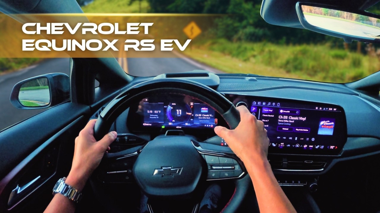 2026 Chevrolet Equinox EV RS POV Silent Review, The EV That Feels Like a Real SUV
