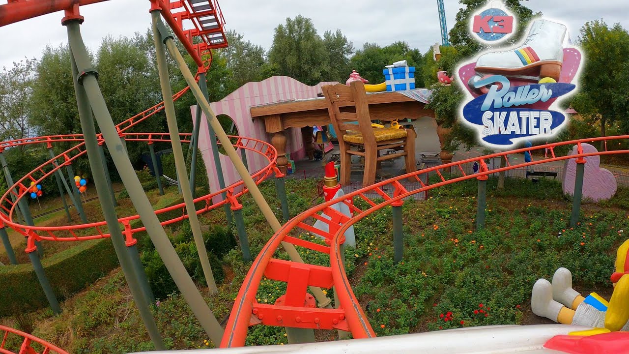 K3 Roller Skater 4K Front Seat POV - Plopsaland