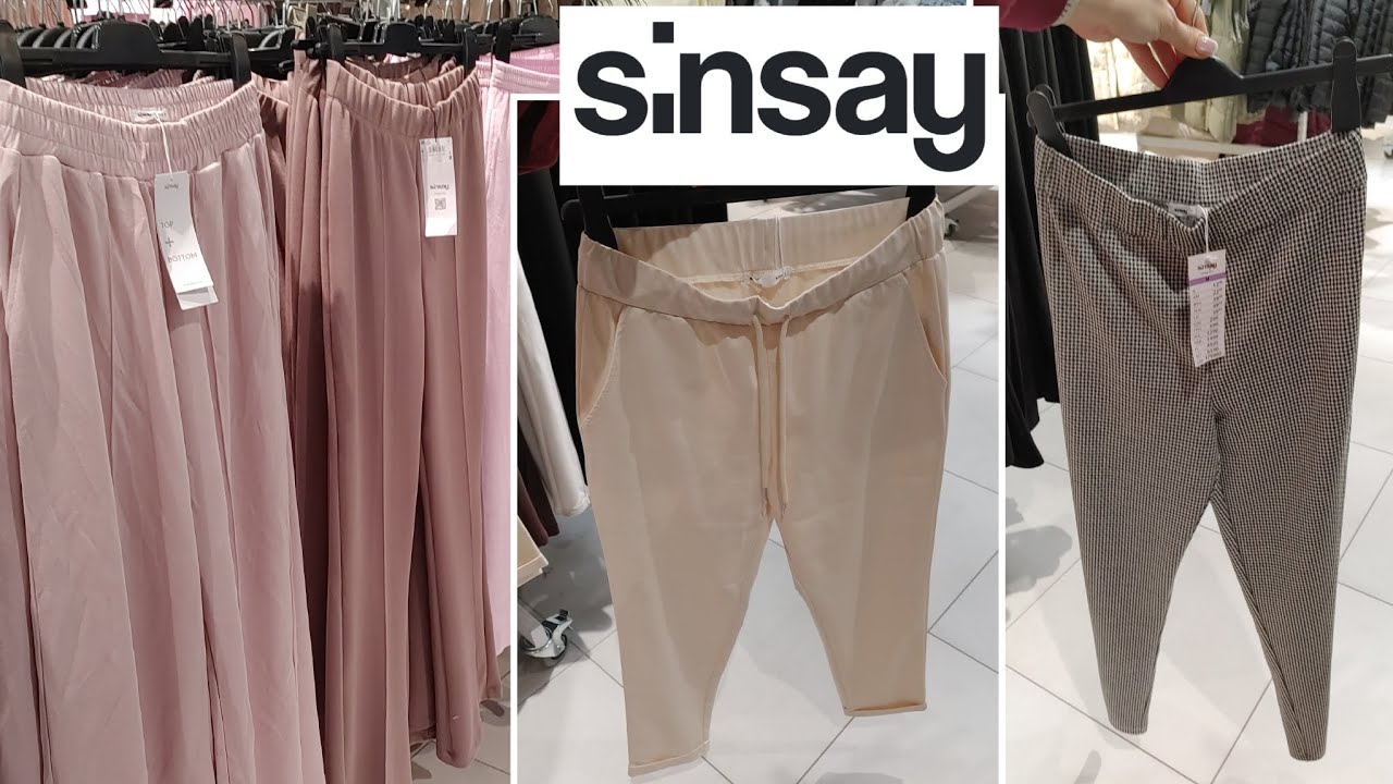 SINSAY💥SPODNIE I BLUZKI NA WIOSNĘ❗DUŻO  KOLOR&Oacute;W❗MODNE FASONY