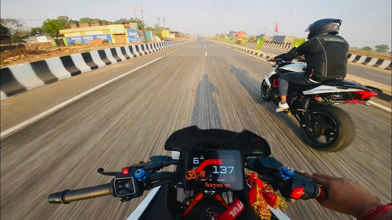 BENELLI 600i Vs DUKE 390 GEN 3 DRAG RACE SHOCKING RESULTS 😰 #motovlog #dailyvlog #race #dragrace