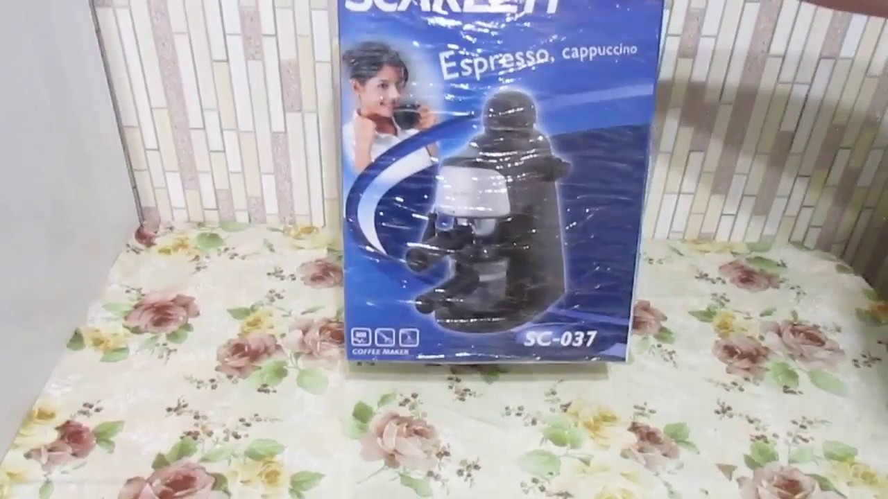 Распаковка Кофеварки SCARLETT SC-037 из Rozetka.com.ua