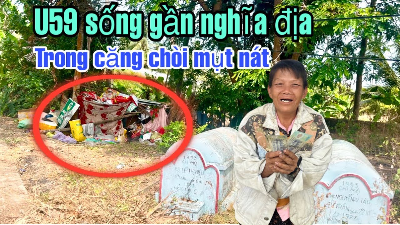 Phát hiện Cô LỆ 59 tuổi sống gần nghĩa địa nơi hoang vu hẻo lánh#ngockho#nghiadia