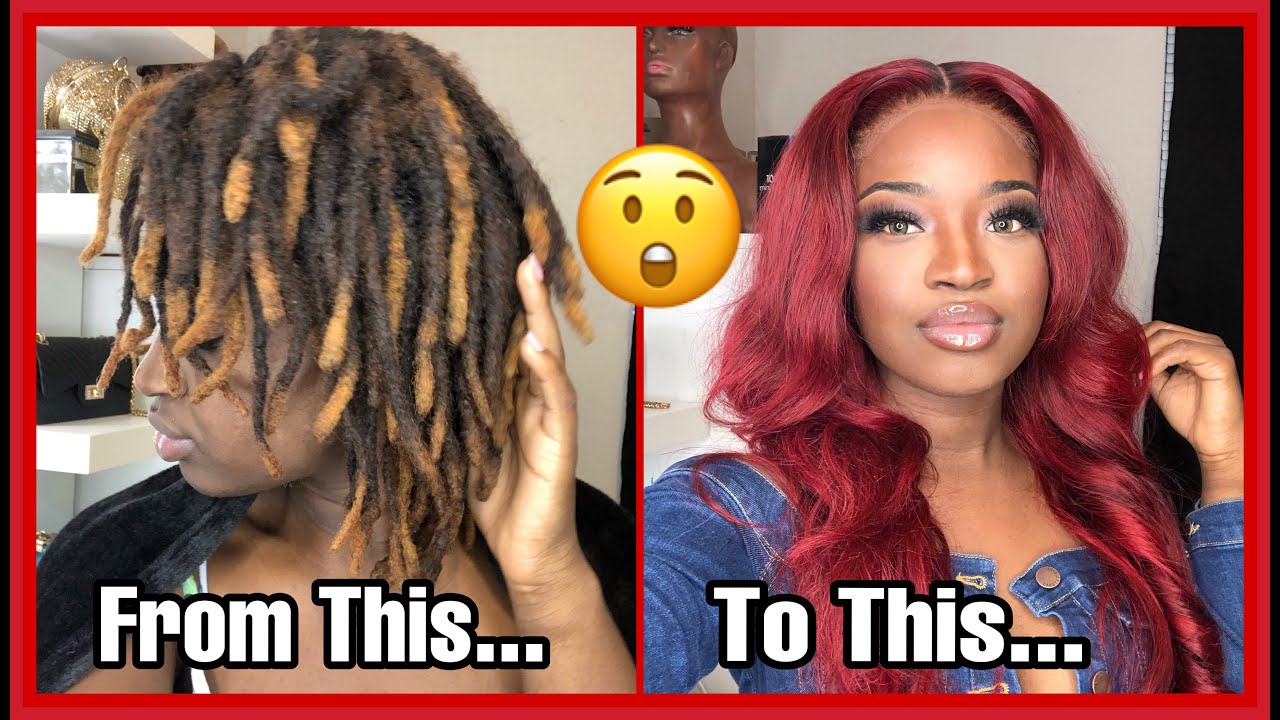 How To Install Wigs Over Locs | Start To Finish! | #KUWC