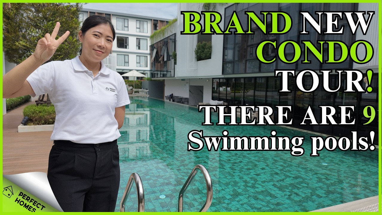 9 Swimming Pools, Private Pool Access & Co-Living Luxury | Le Chamonix Condo Tour in Chiang Mai!