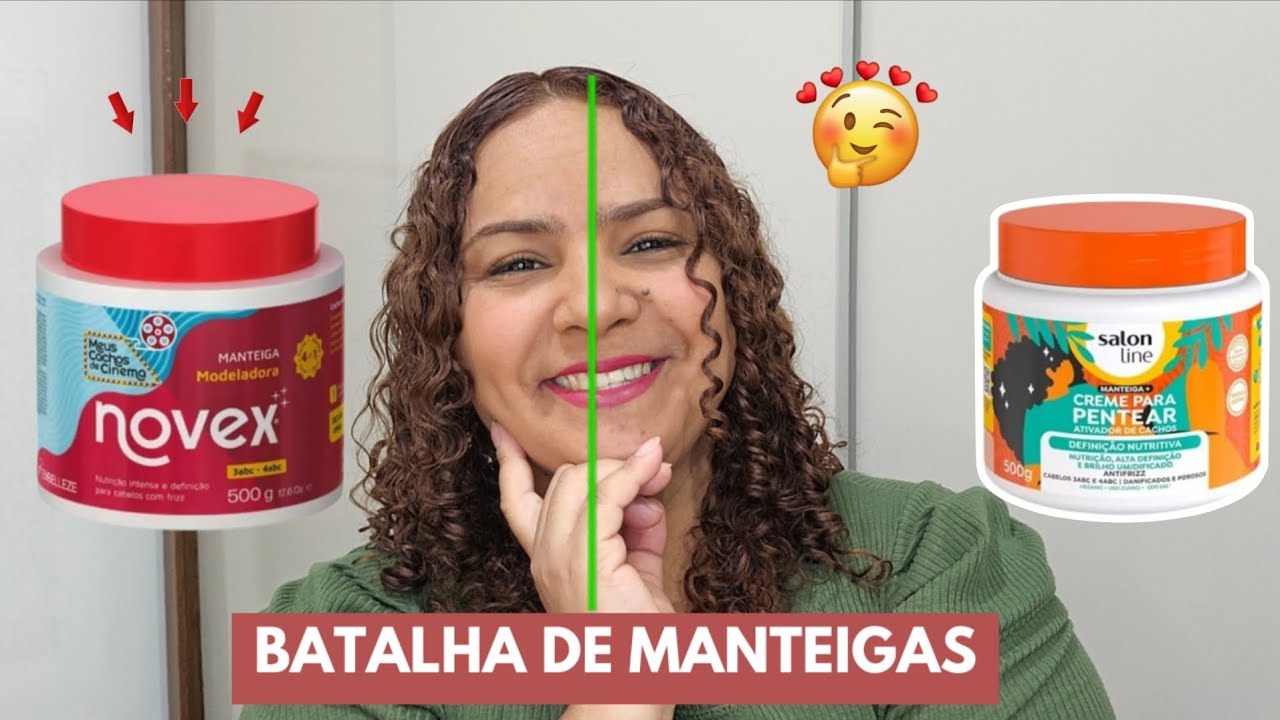 BATALHA DE MANTEIGAS NUTRITIVAS - SALON LINE CONTRA NOVEX