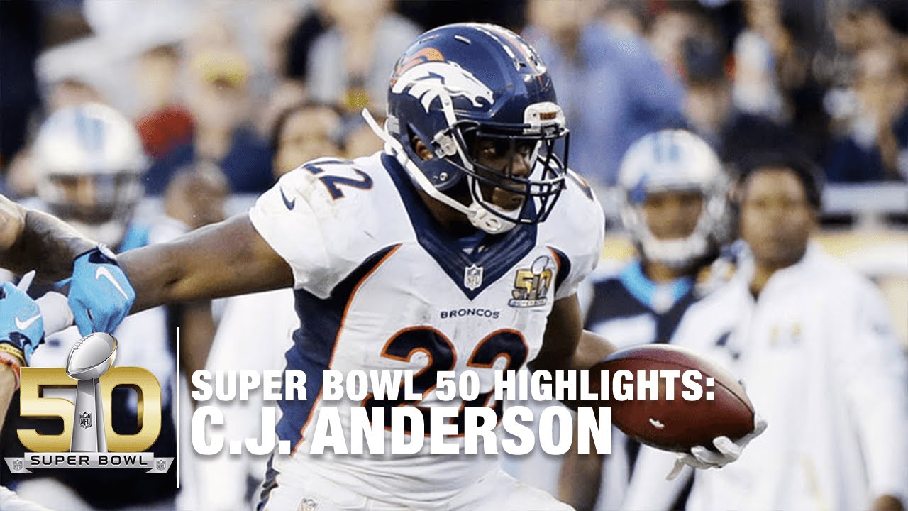 C.J. Anderson Super Bowl 50 Highlights | Panthers vs. Broncos | NFL