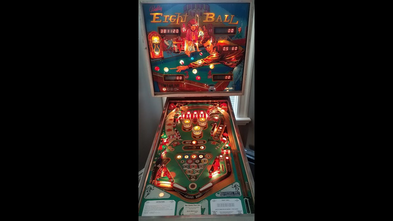 1977 Bally 8 Eight Ball Pinball Machine Gameplay & Tutorial!