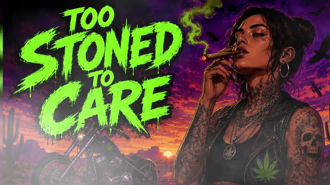 TOO STONED TO CARE 💨 | Deep Marijuana Soul & 420 Blues Music | Kush Weed Therapy