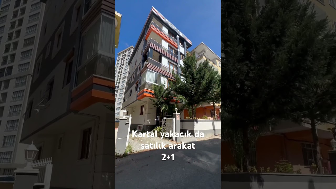 Yakacık &ccedil;arşı mah satılık balkonlu 2+1 iskanlı daire