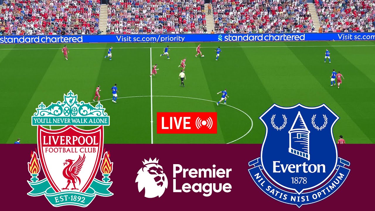 [LIVE] Liverpool vs Everton Premier League 25/26 Full Match - Video Game Simulation