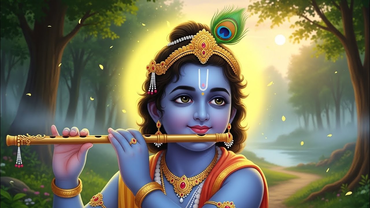 Divine Meditation with Lord Krishna🥰🙏🏻