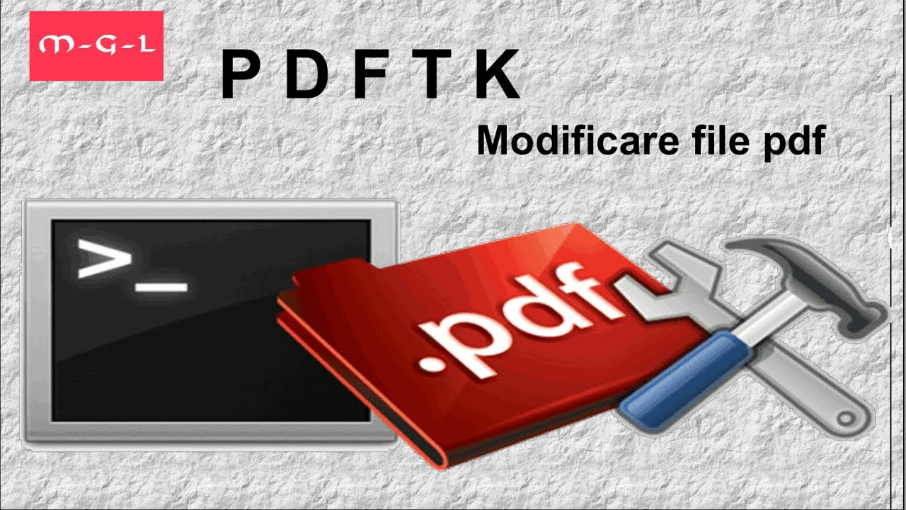 PDFTK modificare file pdf
