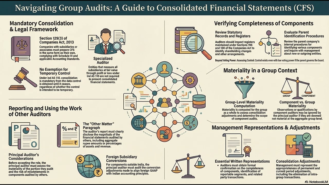 Auditing Corporate Control and Consolidated Statements