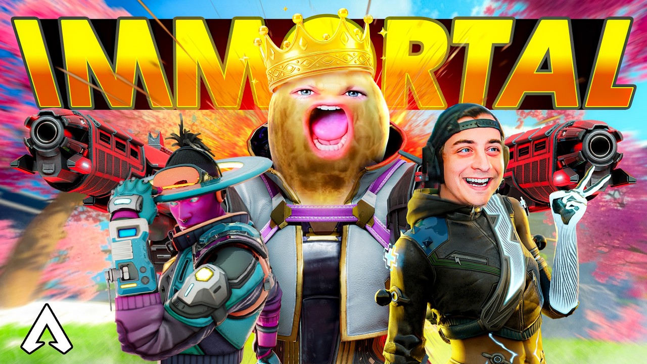 TheBurntPeanut и его друзья — бессмертные в Apex Legends | Смешные моменты