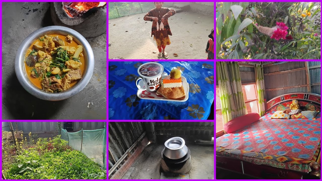 🏯নিজের এই ছোট্ট ঘরটা পরিচ্ছন্ন রাখার পাশাপাশি🍄 বাচ্চাদেরও খেয়াল রাখতে হয় নিজে একাই  🫒 সবজি রান্না,