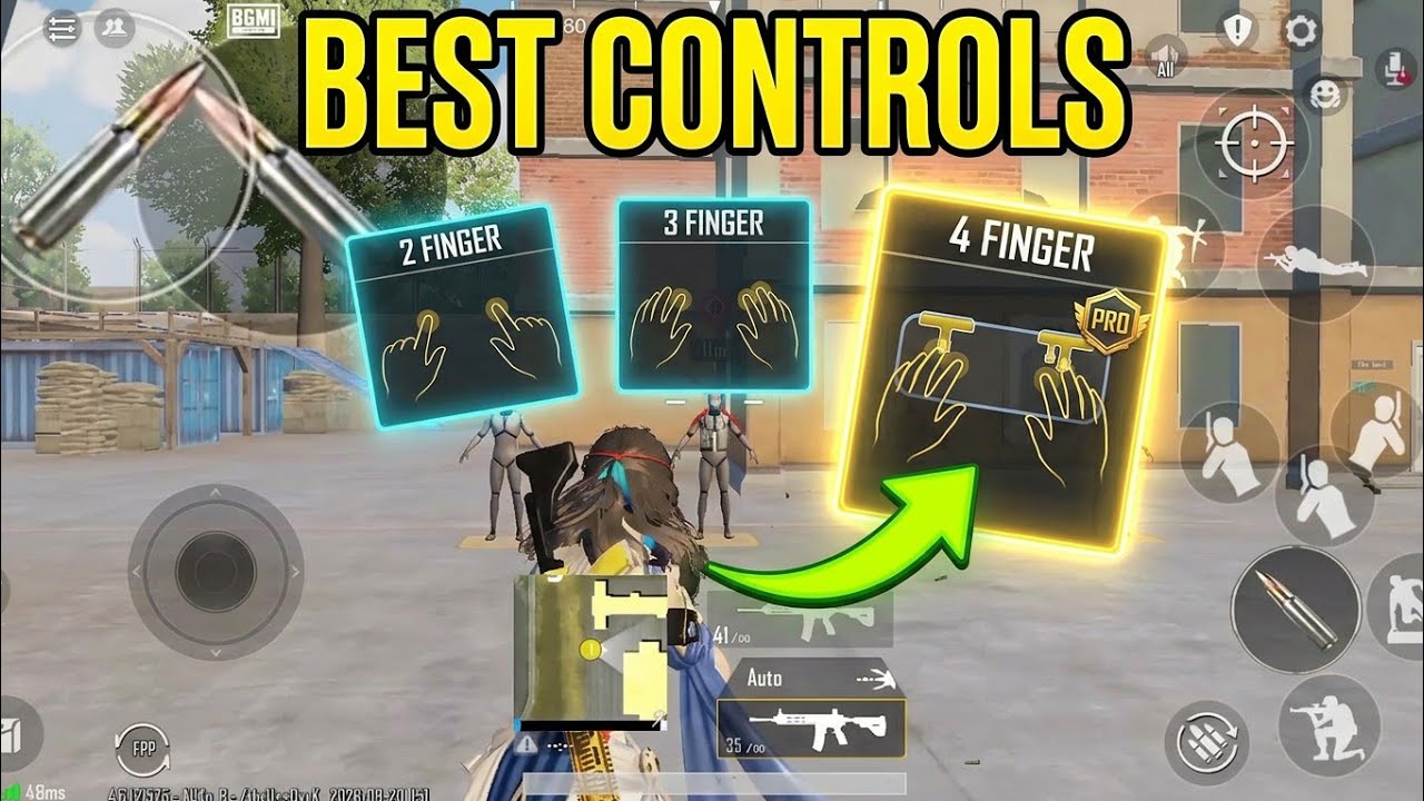 How To Get The Best Control Setting in BGMI | BEST 4 FINGER Claw CONTROL | BGMI