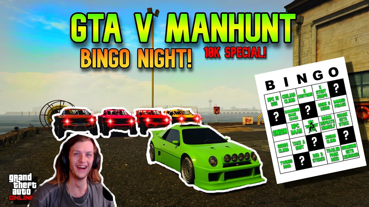 GTA V MANHUNT | BINGO NIGHT (FACECAM)