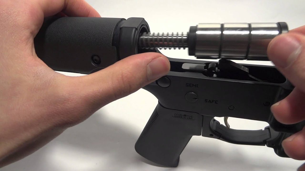 JP Silent Captured Recoil Buffer Spring for AR-15  1080pHD