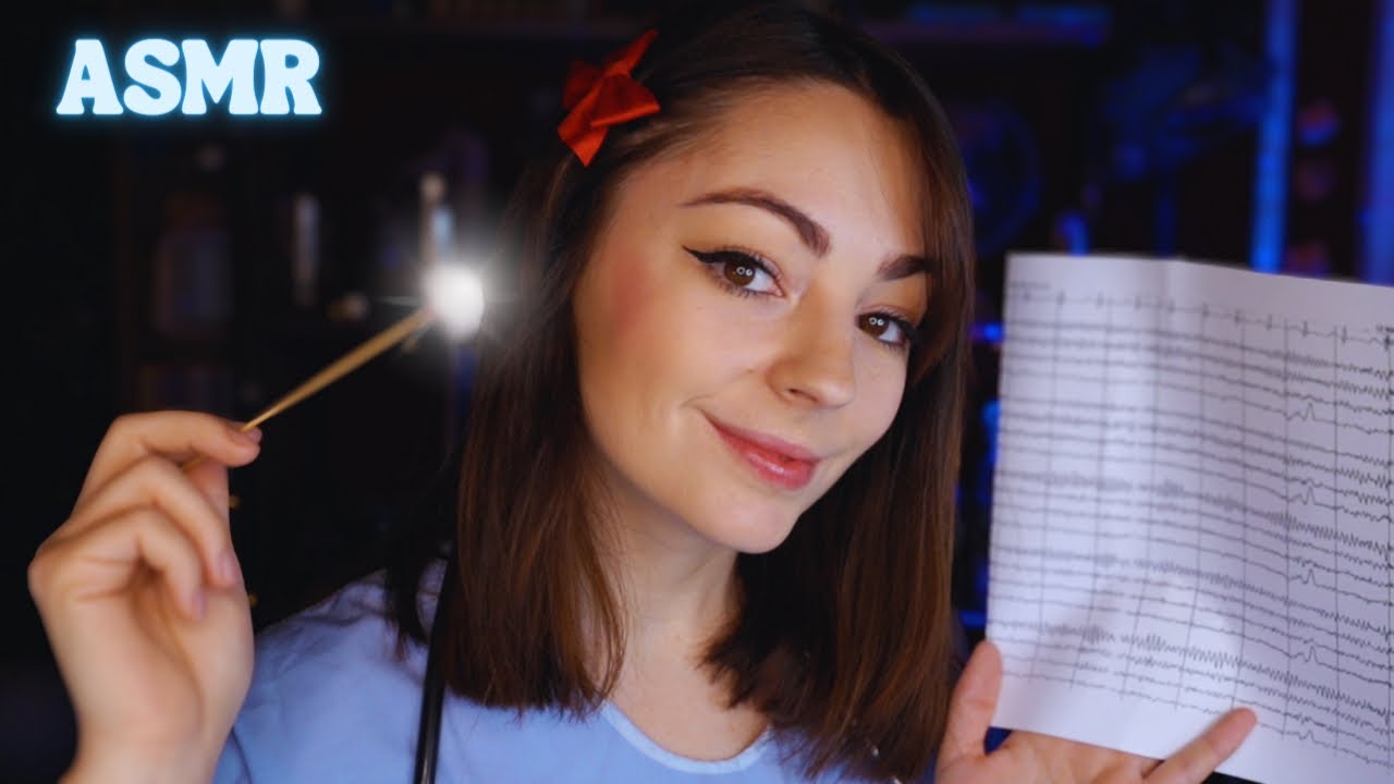 ♡ ASMR  -  EXAMEN MEDICAL DES NERFS CRÂNIENS ULTRA RELAXANT ♡