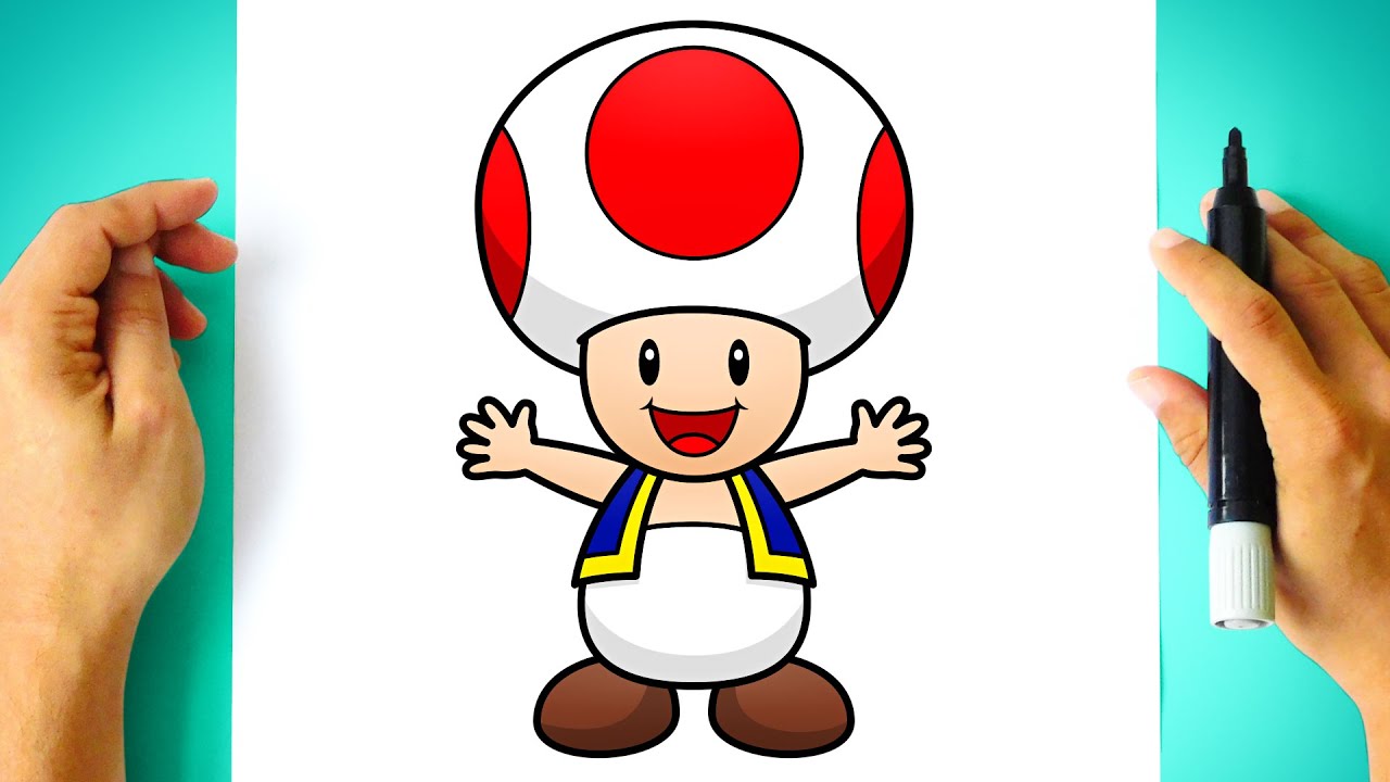How to DRAW TOAD - The Super Mario Bros. Movie