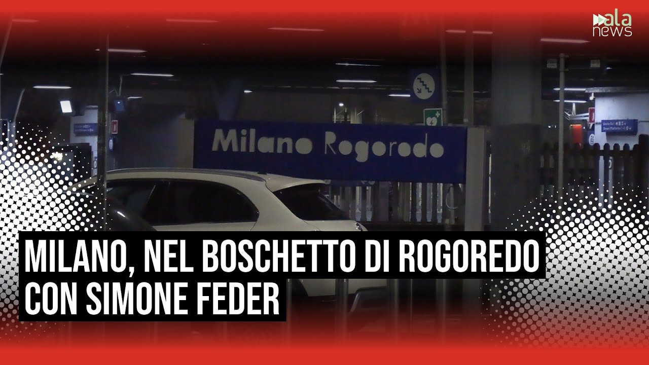 Milano, nel boschetto di Rogoredo dopo la sparatoria. Feder: 