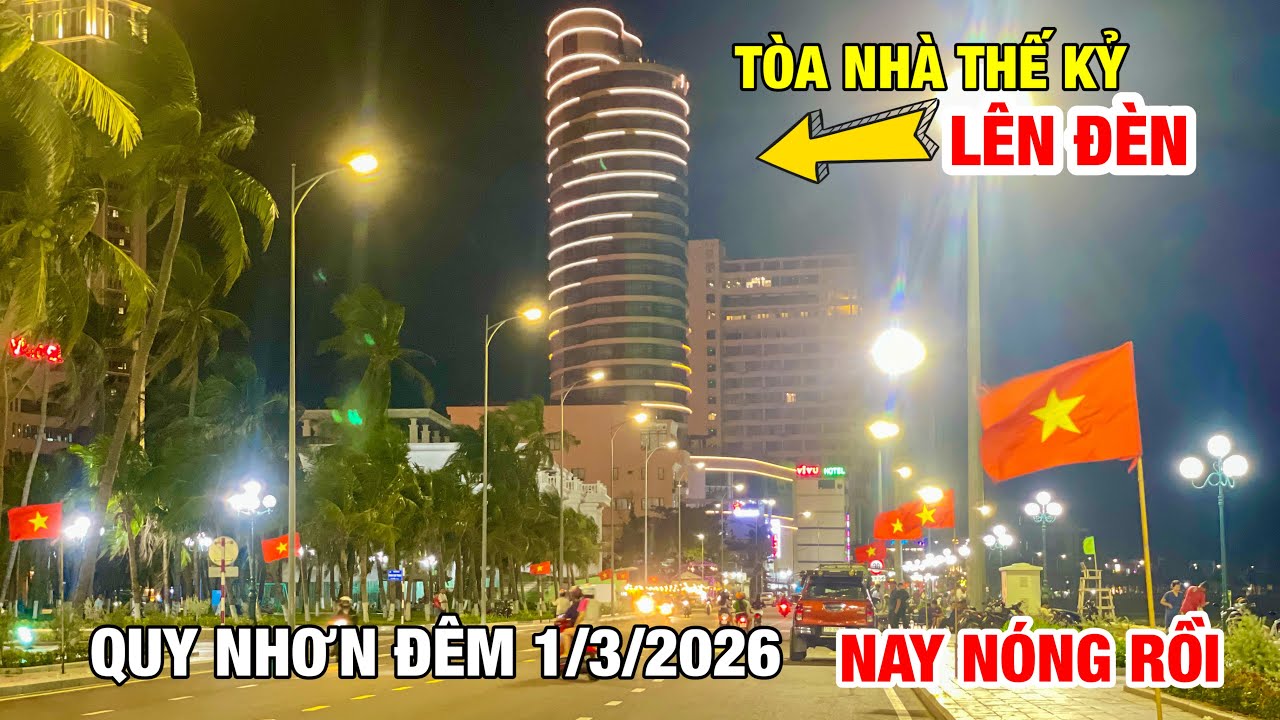 QUY NHƠN ĐÊM ĐẦU THÁNG 3 | TRỜI MÁT KHÔNG CÒN LẠNH THÍCH HỢP VỚI DU LỊCH BIỂN