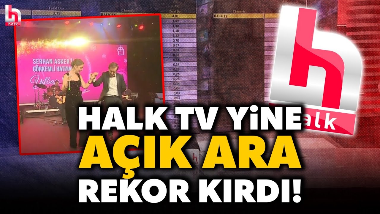 MİLYONLARCA İZLEYİCİMİZE MİNNETTARIZ: Halk TV, yılın son g&uuml;n&uuml;nde de a&ccedil;ık ara rekor kırdı!